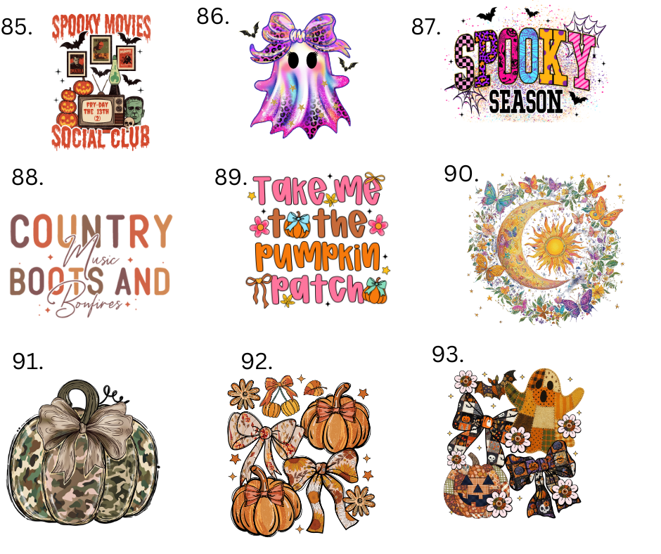 Sublimation Designs (Vintage Style prints)