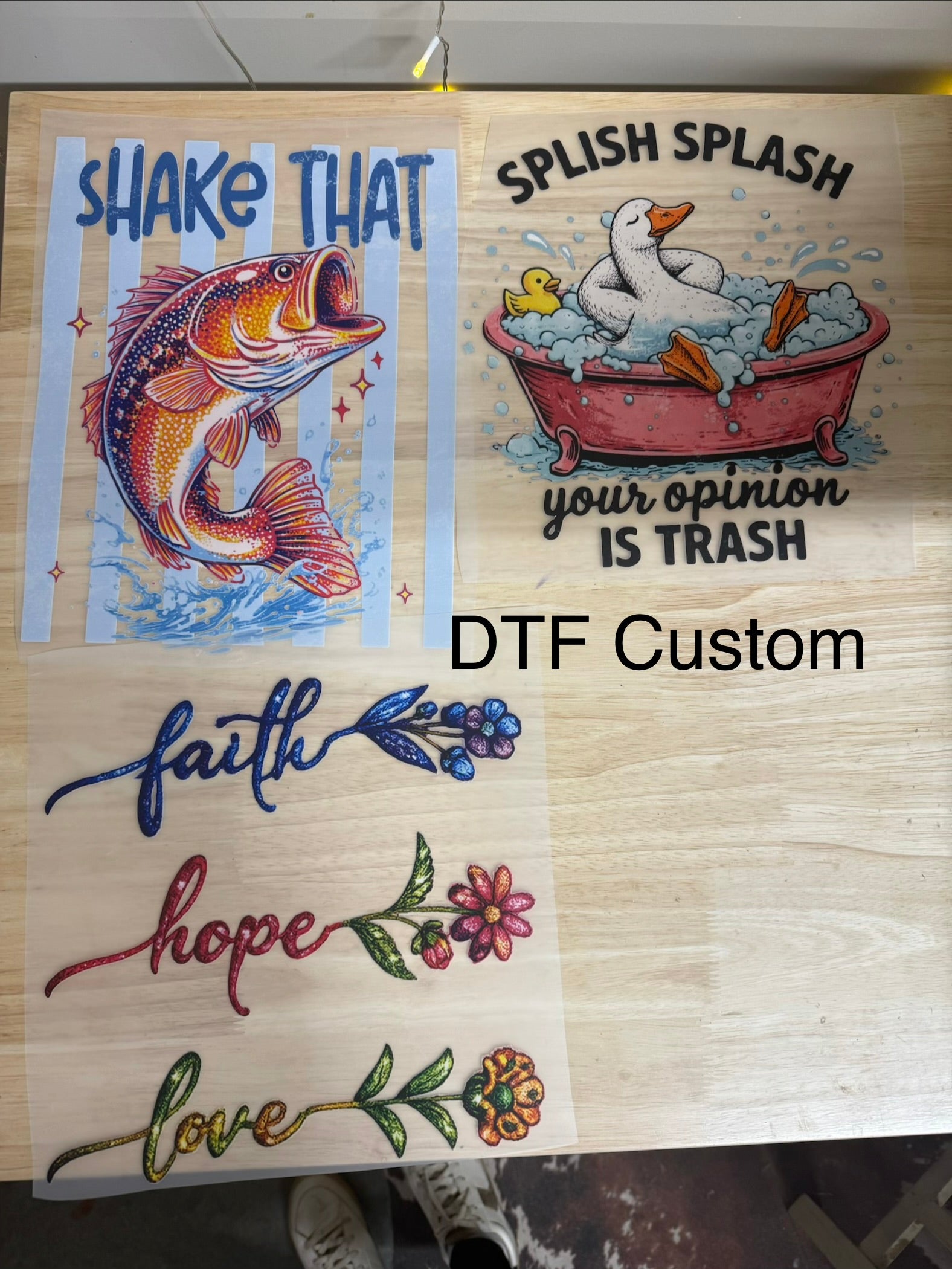 Full Color prints for any garment