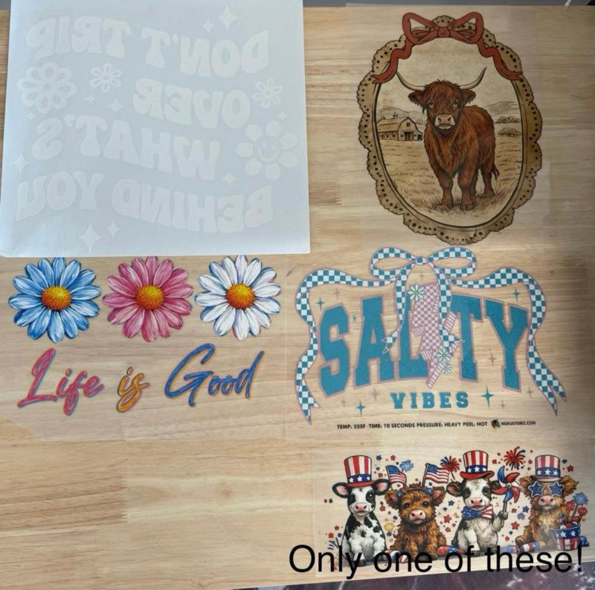 Full Color prints for any garment