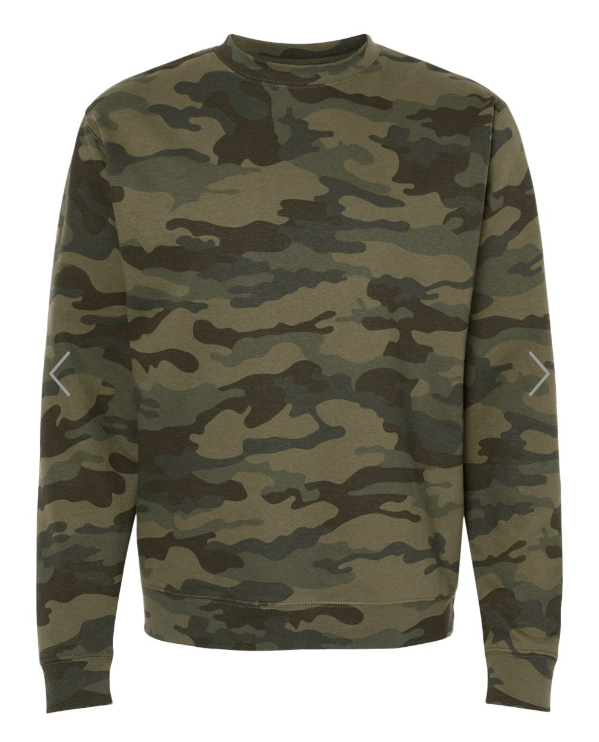 Camo Sweatshirt (PRE ORDER)
