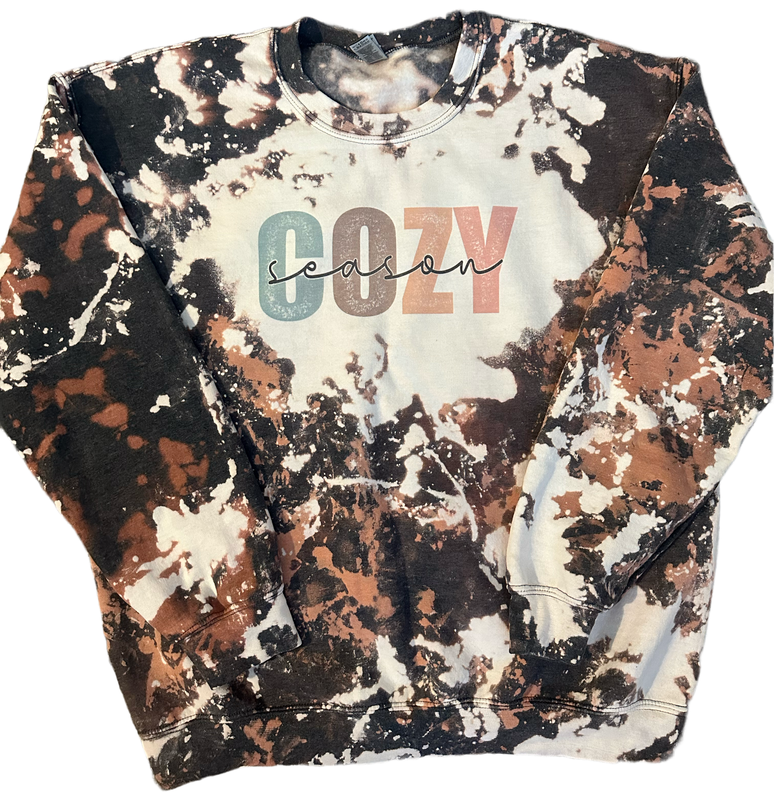 Cozy Season Bleached Sweatshirt