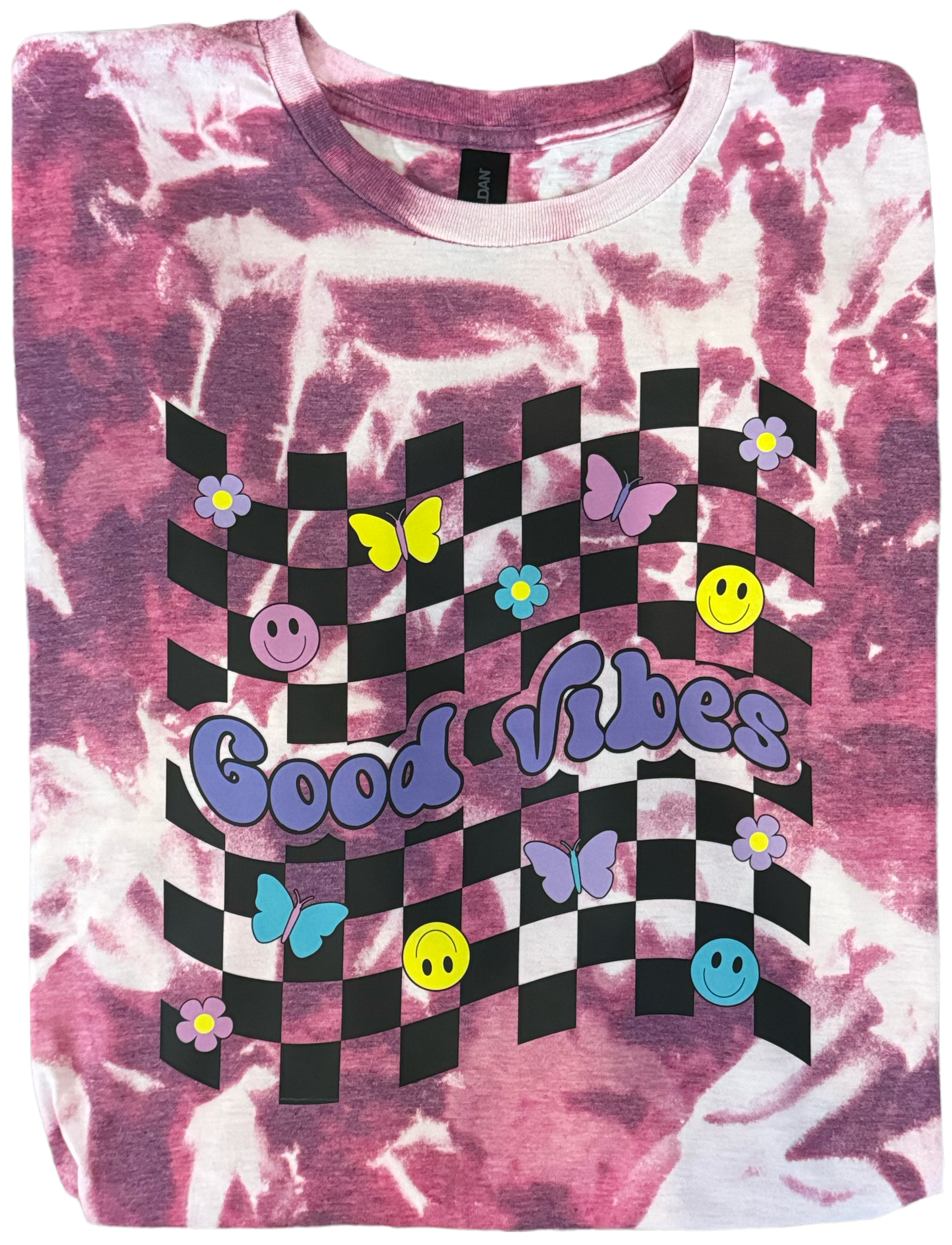 Good Vibes Smiley T Shirt