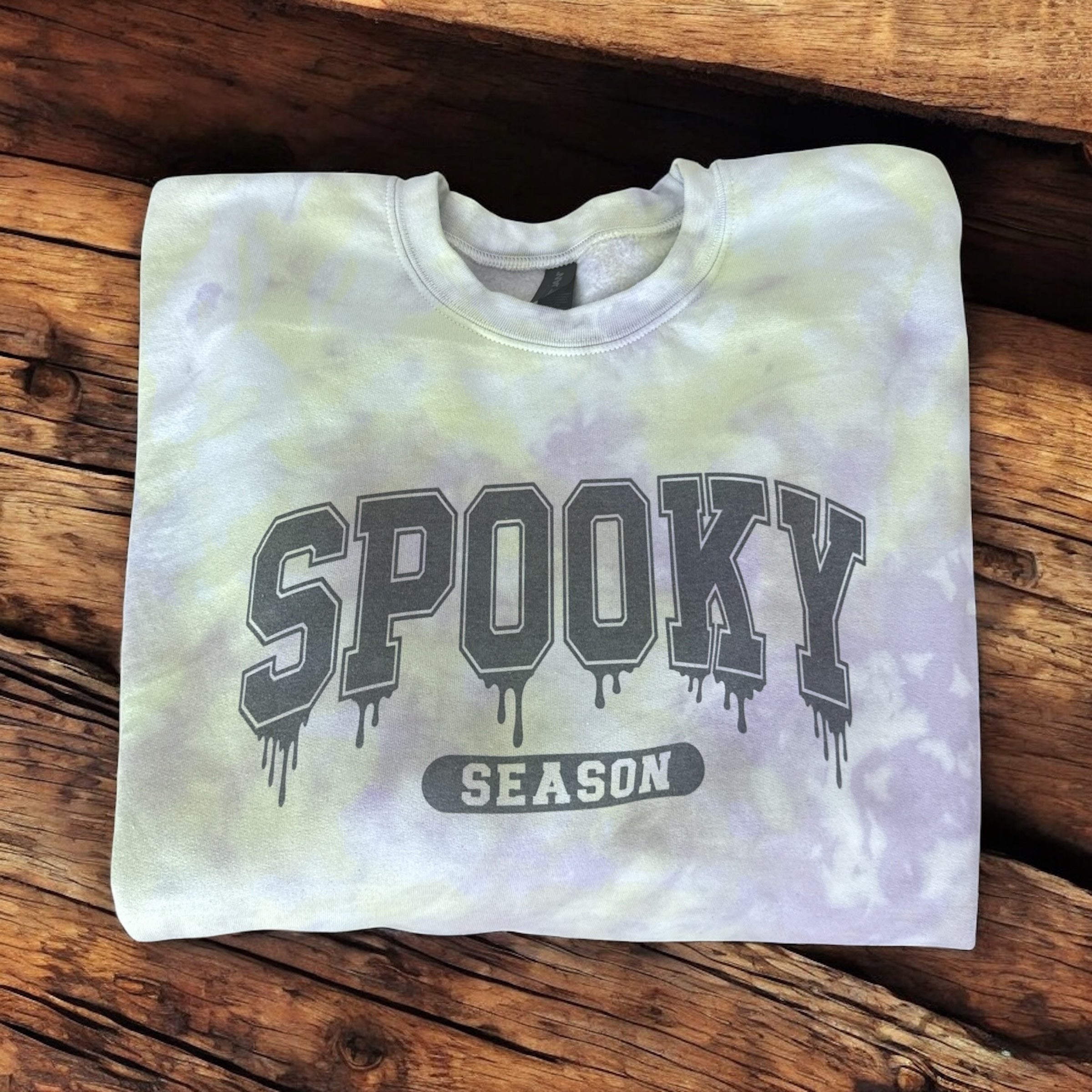 Spooky Season Tie Dye Sweatshirt/TShirt