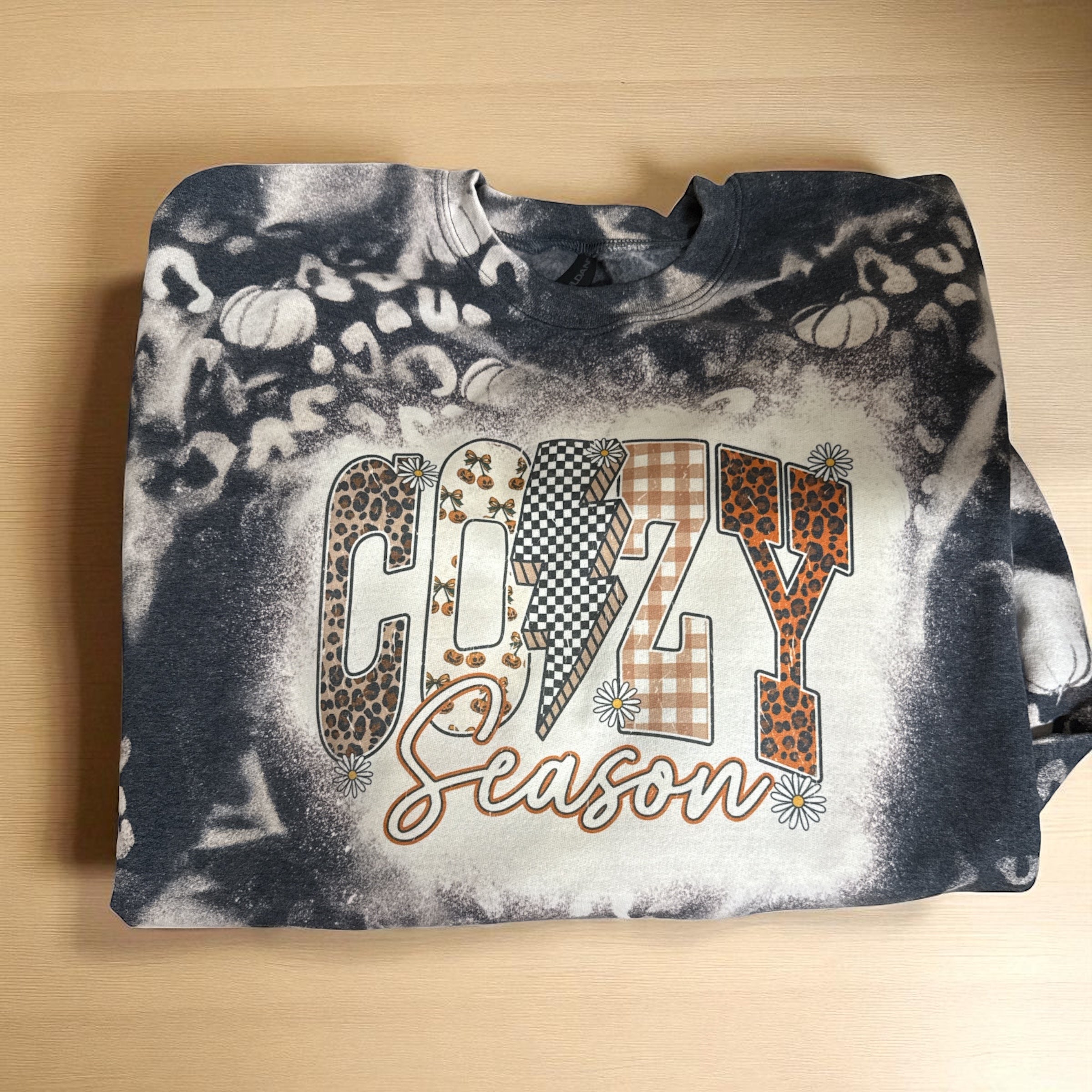 Cozy Season Fall Stencil Sweatshirt