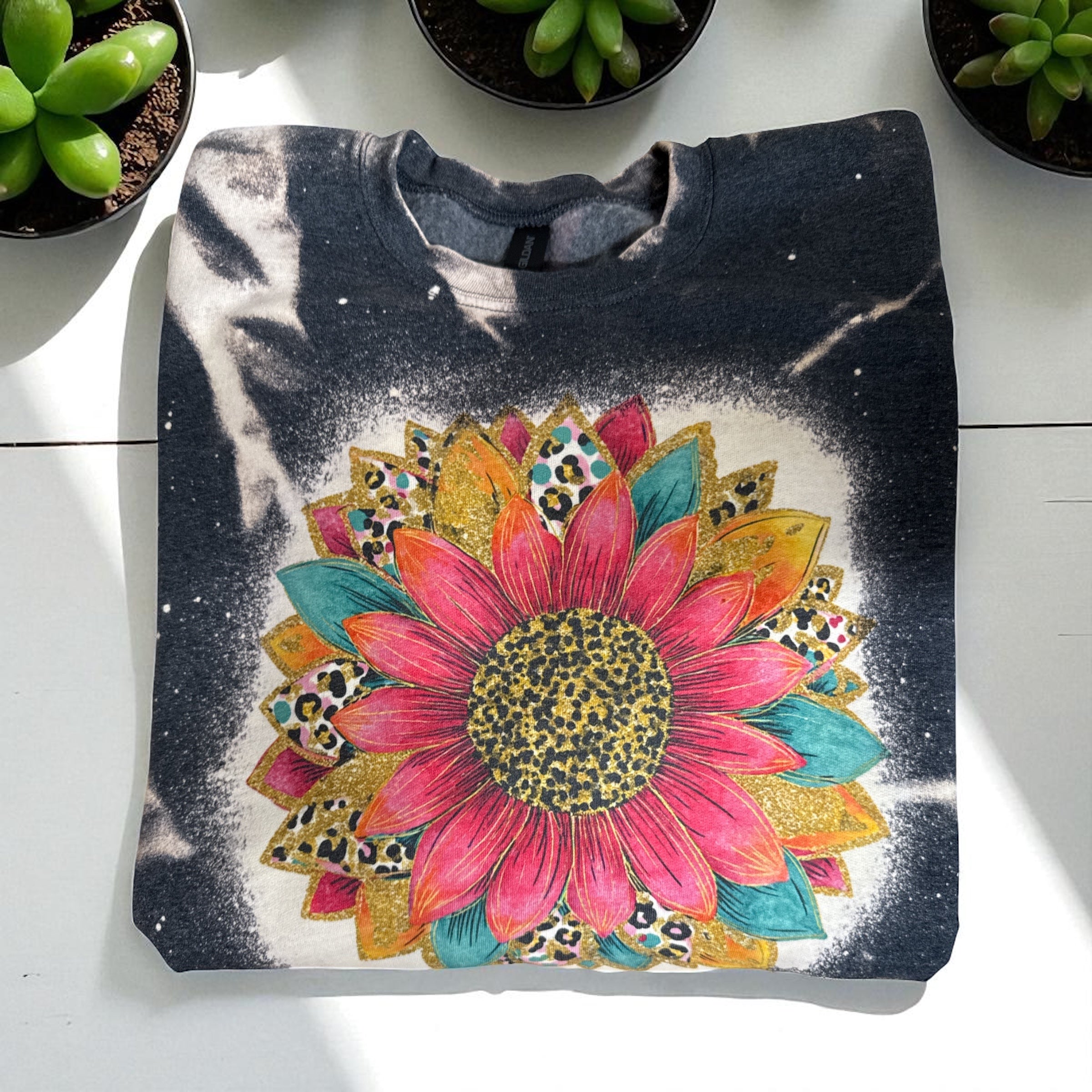 Leopard Sunflower Sweatshirt