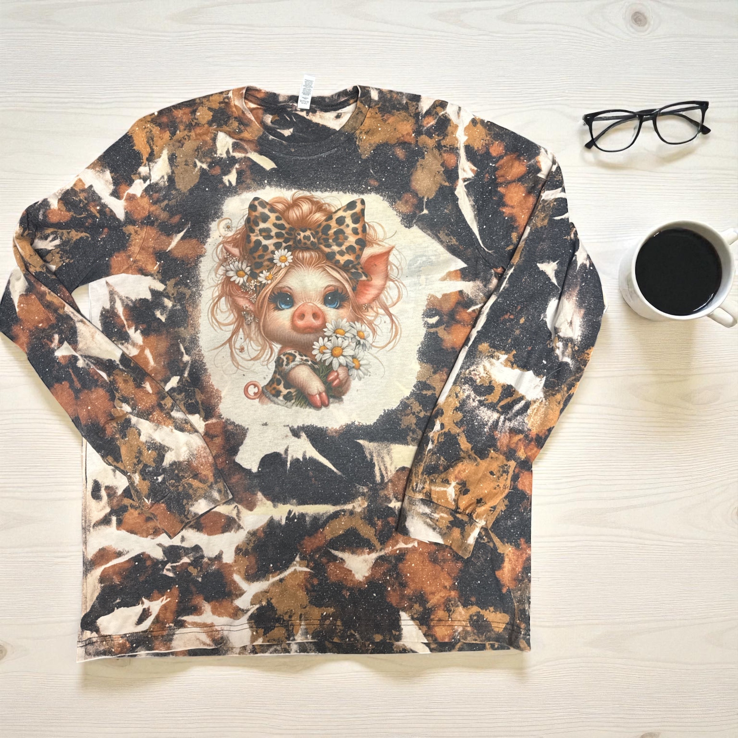 Daisy Pig Long Sleeve T shirt