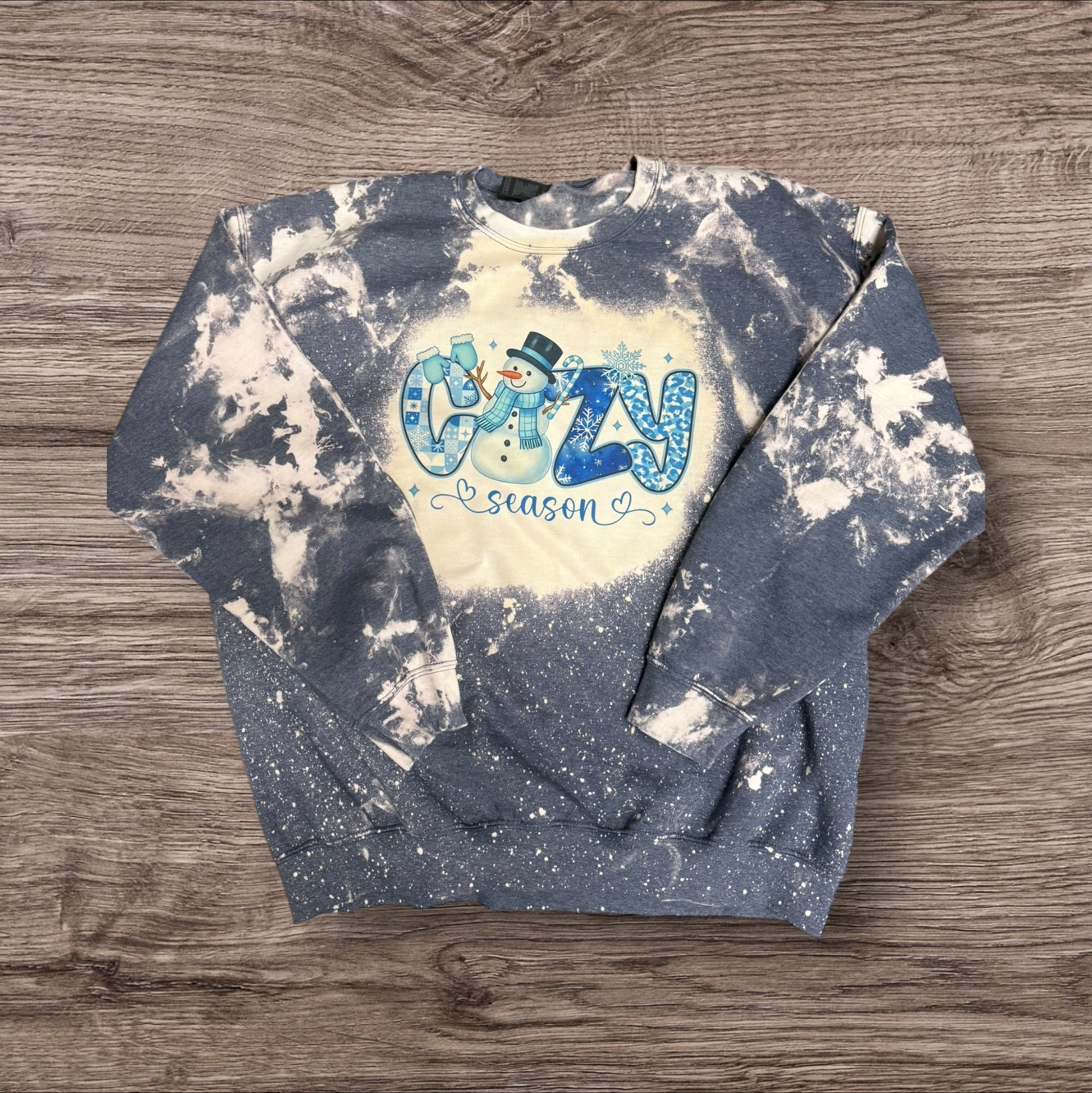 Cozy Season Reverse Splatter Sweatshirt