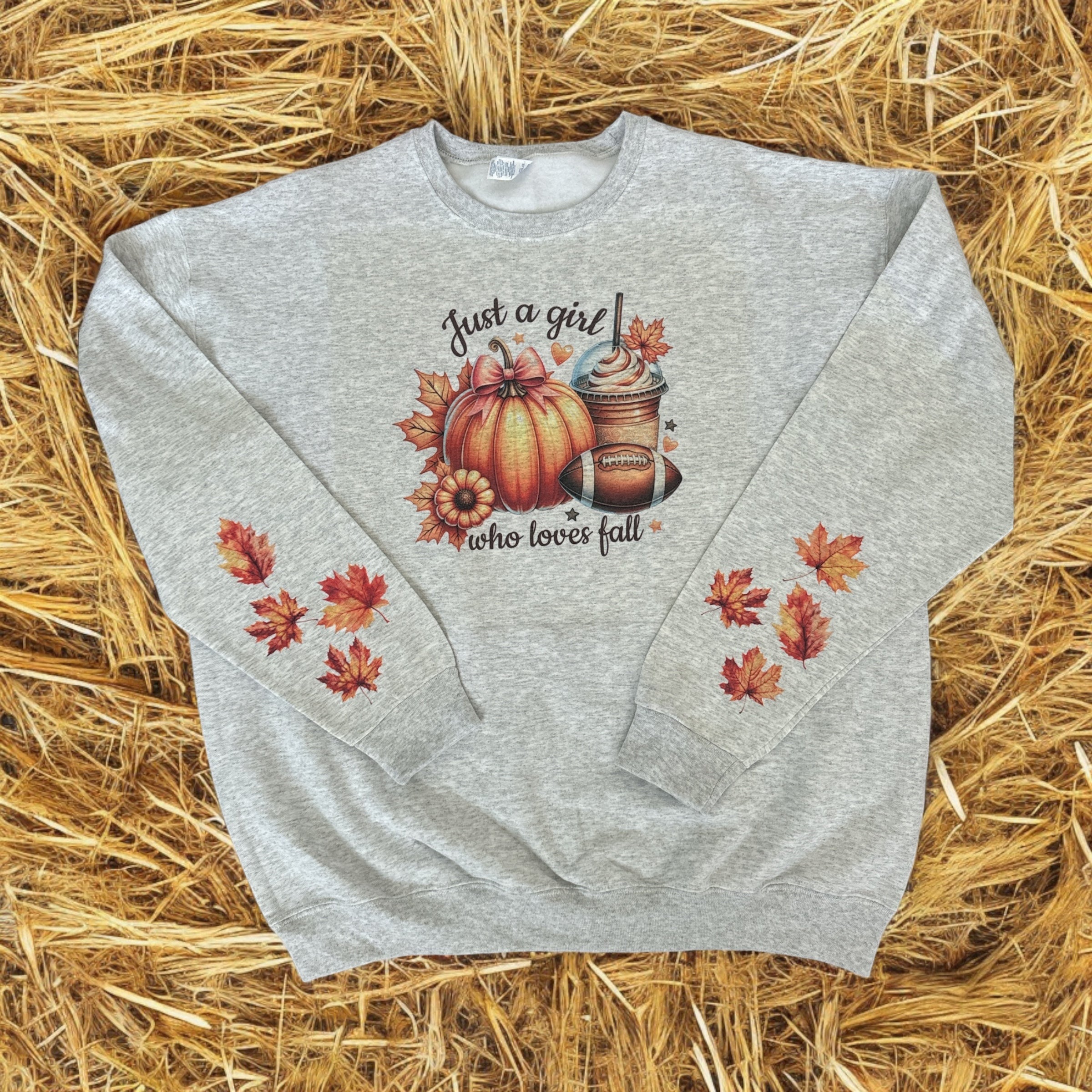 Just A Girl Who Loves Fall Sweatshirt