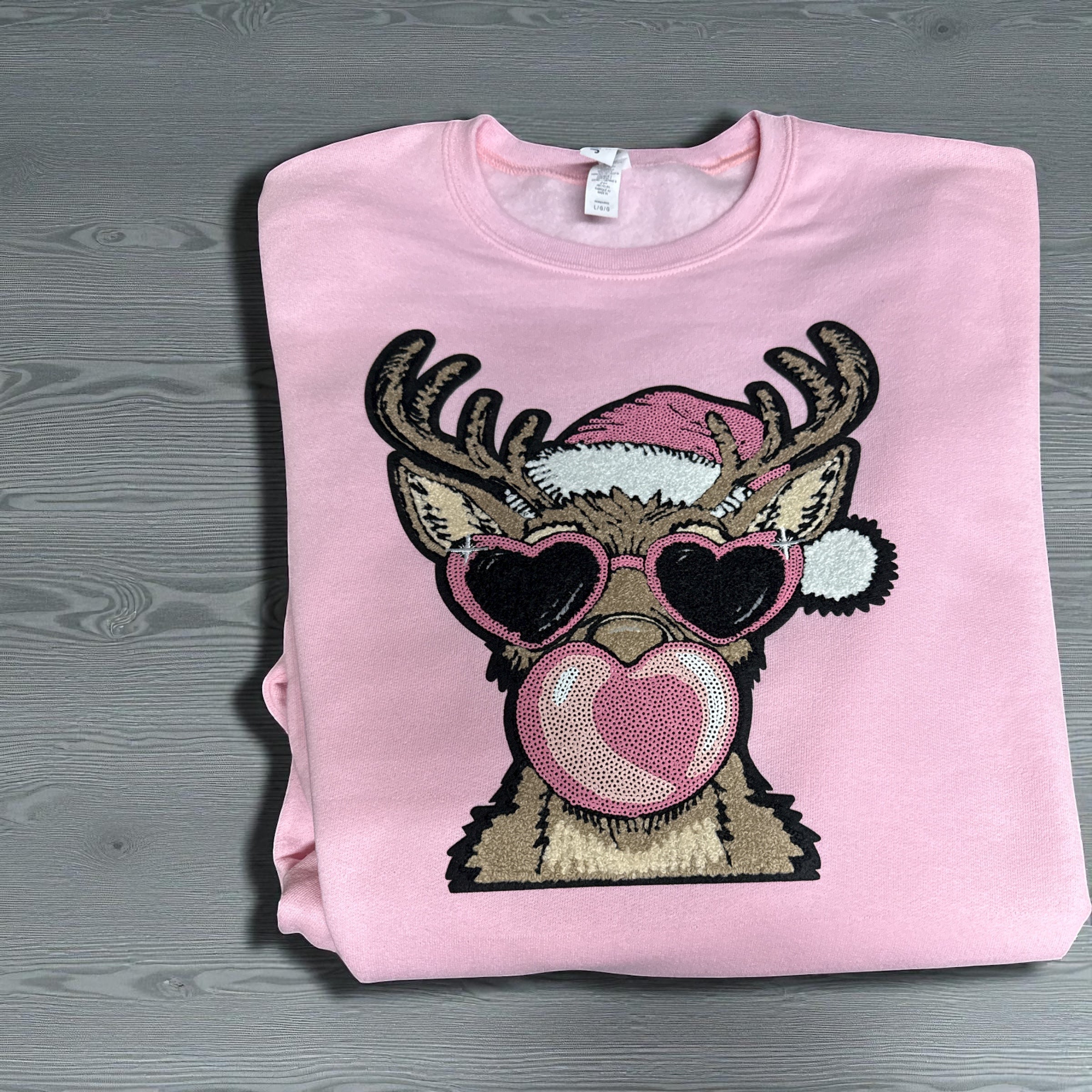 Sequin Reindeer Sweatshirt