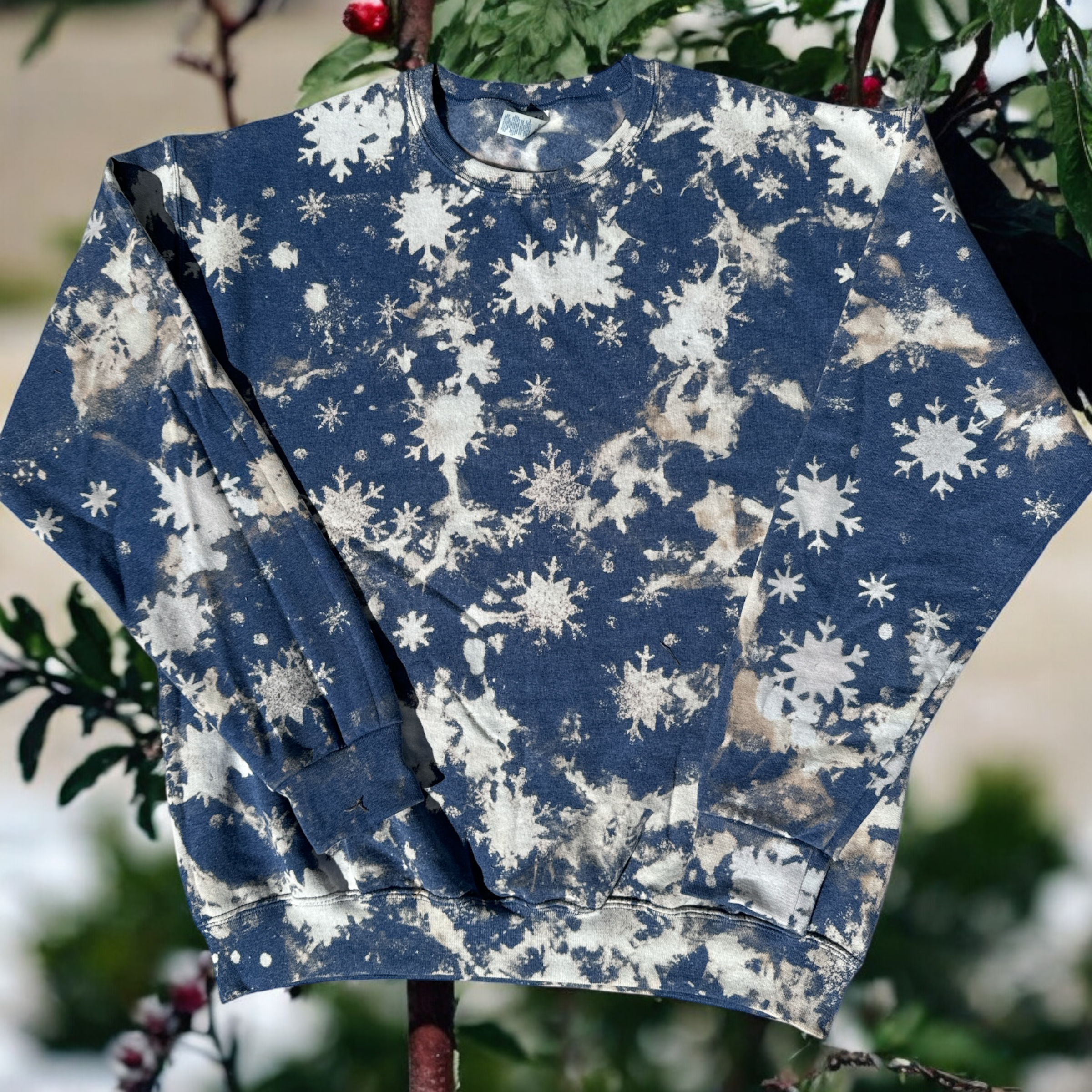 Snowflake Bleached Sweatshirt