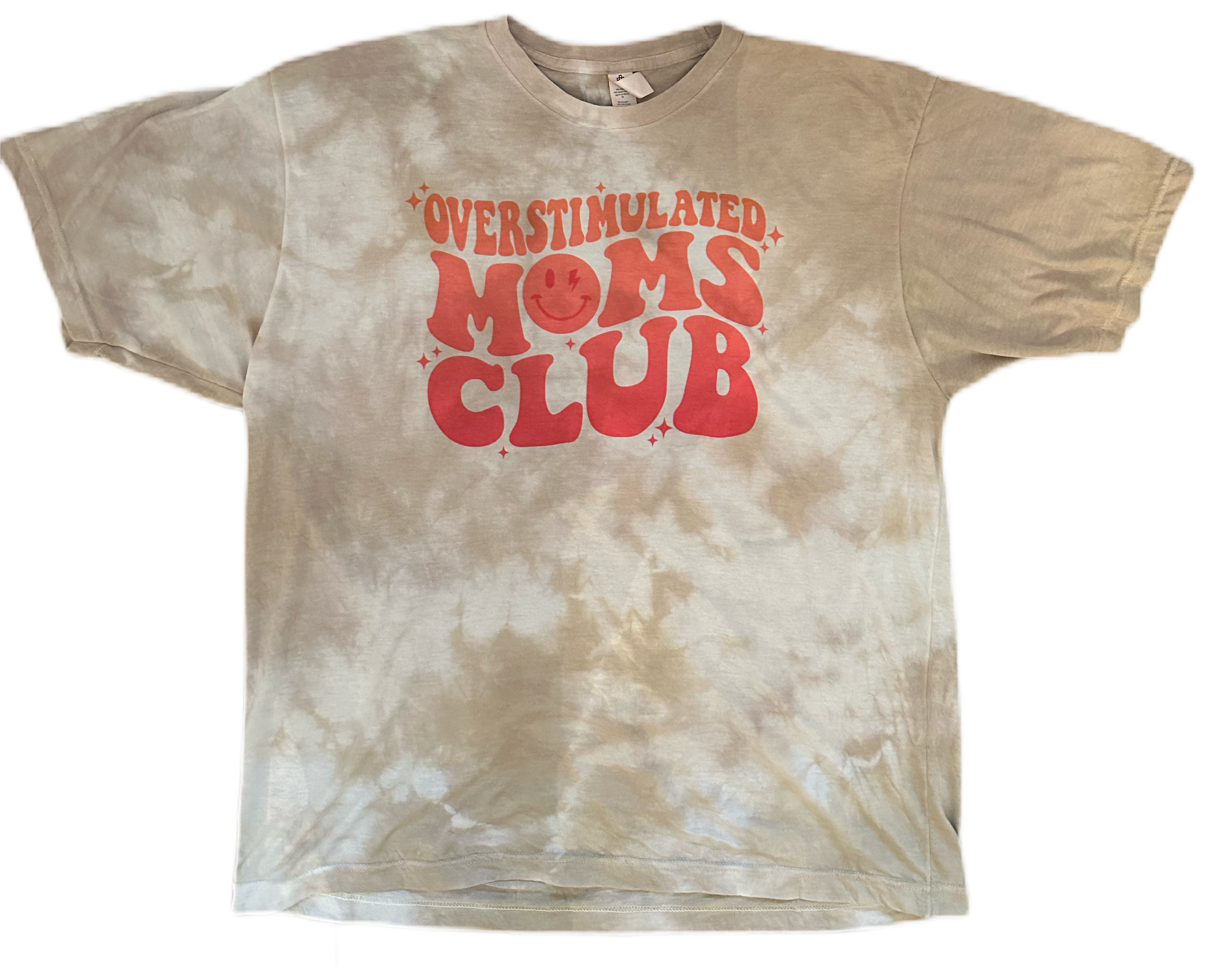 Overstimulated Moms Club Tie Dye Tee