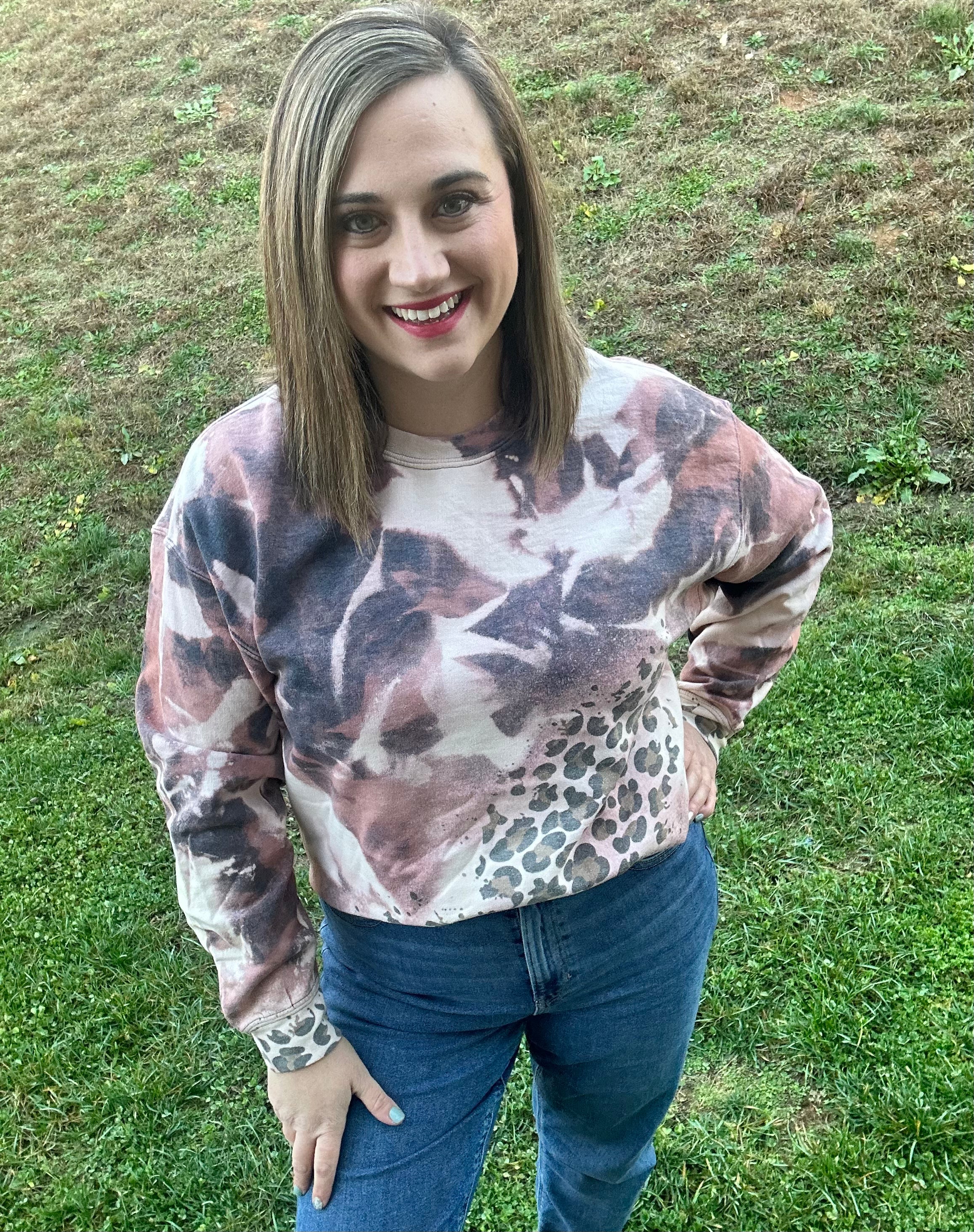 Leopard Print Sweatshirt