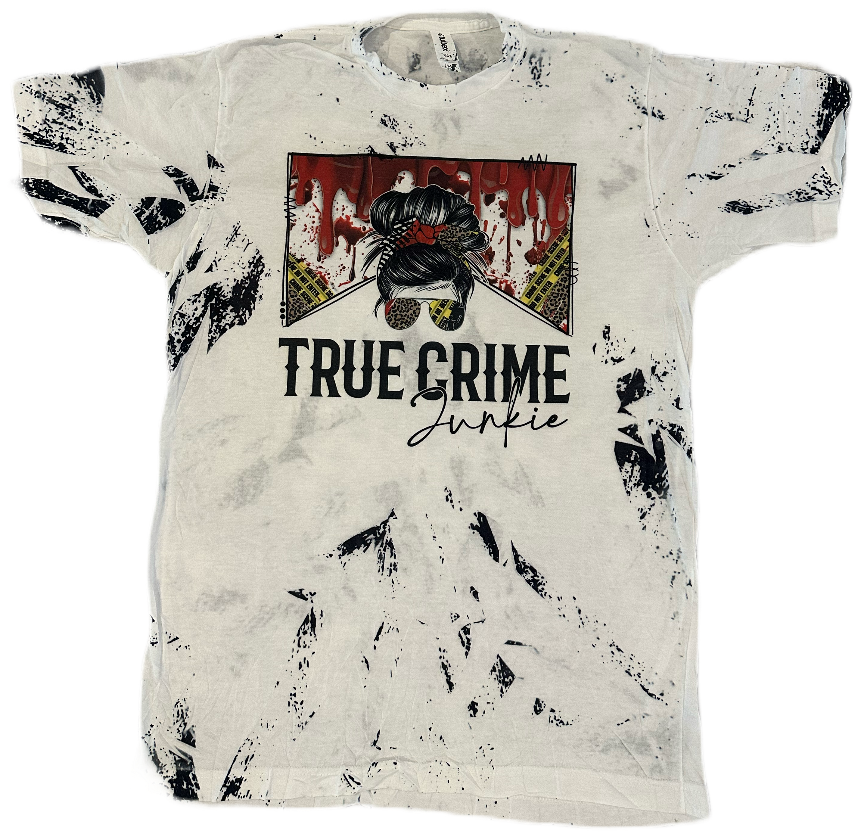 True Crime Junkie Shatter Tee